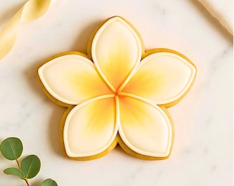 Plumeria Cookie Cutter STL-Datei, 8 Größen (Digital Download)