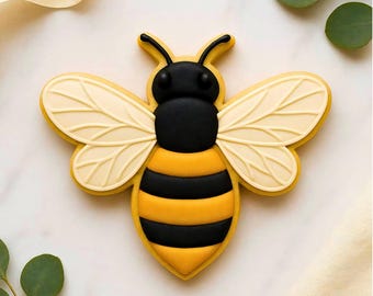 Fichier STL à l'emporte-pièce abeille, biscuits au miel 8 tailles (téléchargement numérique)