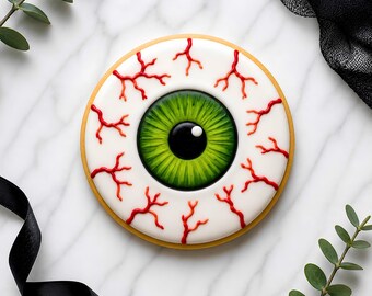 Halloween Eyeball Cookie Cutter STL File, 3D Printable Halloween Cookies (Digital Download)