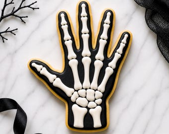 Skeleton Hand Cookie Cutter STL File, 3D Printable Halloween Cookies (Digital Download)