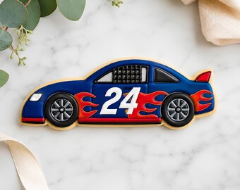 Racing Car Cookie Cutter STL File, 8 Sizes (Digital Download)
