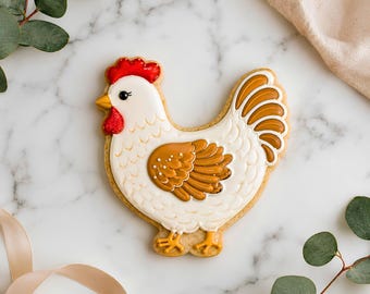 Chicken Cookie Cutter STL File, 3D Printable Birds Cookies (Digital Download)