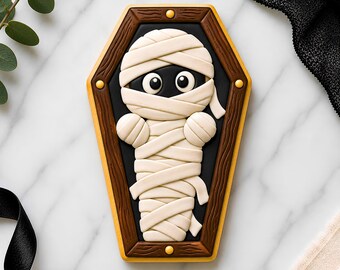RIP Coffin Cookie Cutter STL File, 8 Sizes (Digital Download)