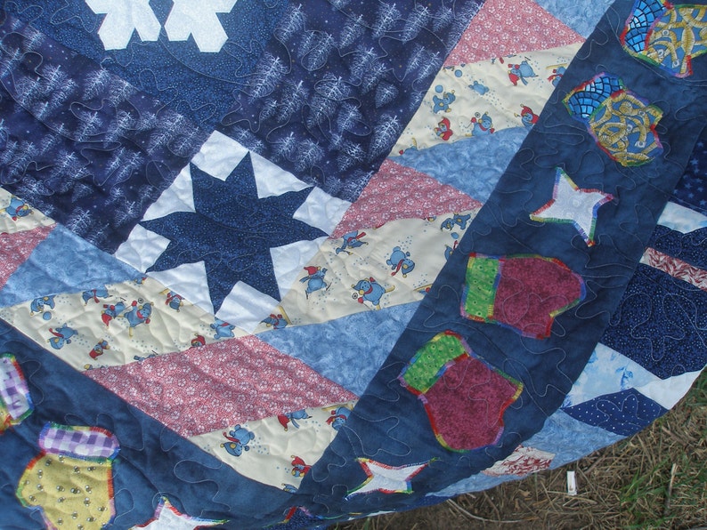 Snowflakes and Mittens Quilt
