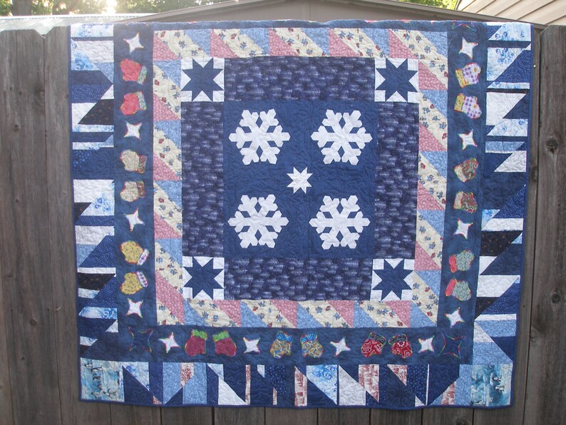 Snowflakes and Mittens Quilt