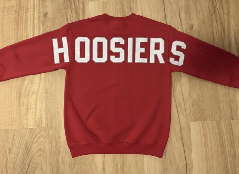 Custom Team Crewneck With Oversized Text Across Back - Etsy