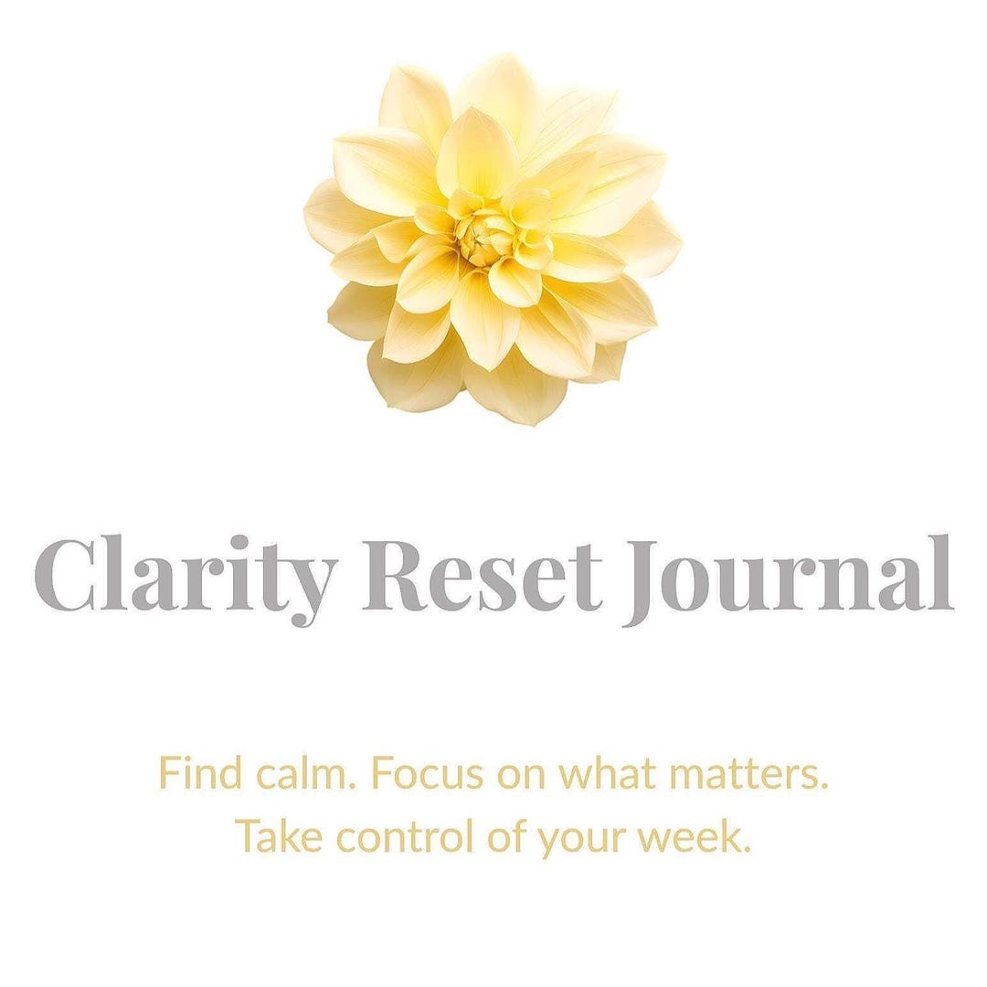 Clarity Reset Journal - 30 Day Digital Journal for Daily Reflection ...