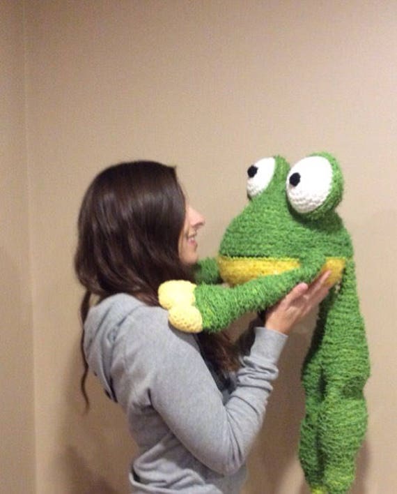 big stuffed frog