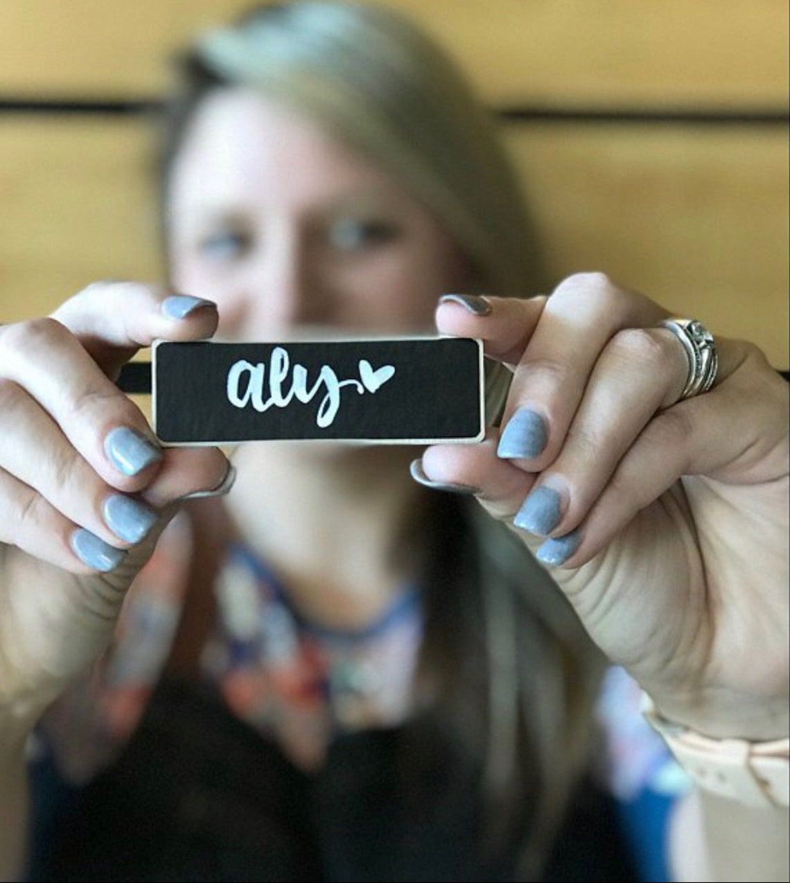 100 Chalkboard Name Tags Chalkboard Name Badges Reusable Etsy