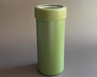 Matte Green Stainless Steel Skinny Can Insulated Koozie, Insulated Koozie, Summer Tumbler