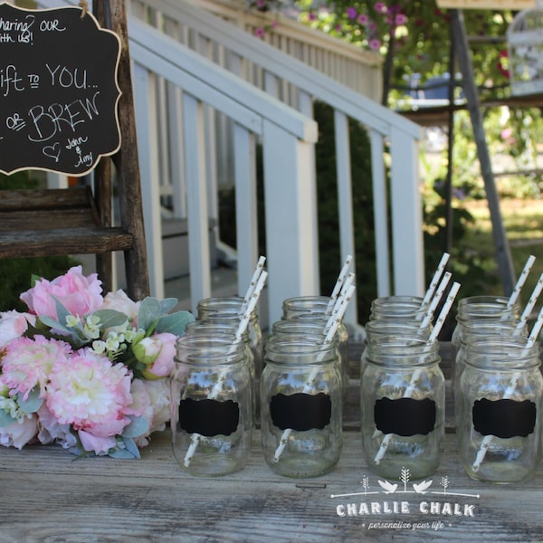 Mason Jar Chalkboard Etsy