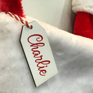 Stocking Tag, Personalized Christmas Stocking Name Tag, Personalized Valentines Day Gift Tag, Christmas Name Tag, Custom Stocking Tags