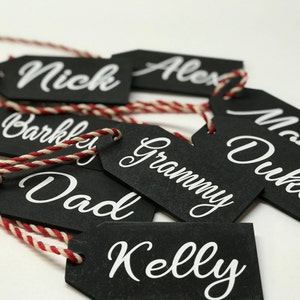 Stocking Tag, Personalized Christmas Stocking Name Tag, Personalized Valentines Day Gift Tag, Christmas Name Tag, Custom Stocking Tags image 4