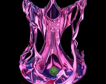 Dice Tower "The Wizard" for D&D and Pen and Paper - 3D Printed RPG Accessory