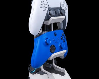 Controller holder for PS5, Xbox and headphones – Minimalist design – Premium 3D printed