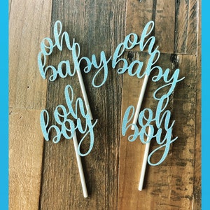 Cupcake toppers | baby shower cupcake toppers