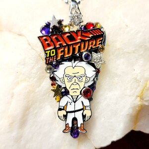 Back To The Future Heart Necklace Pendant
