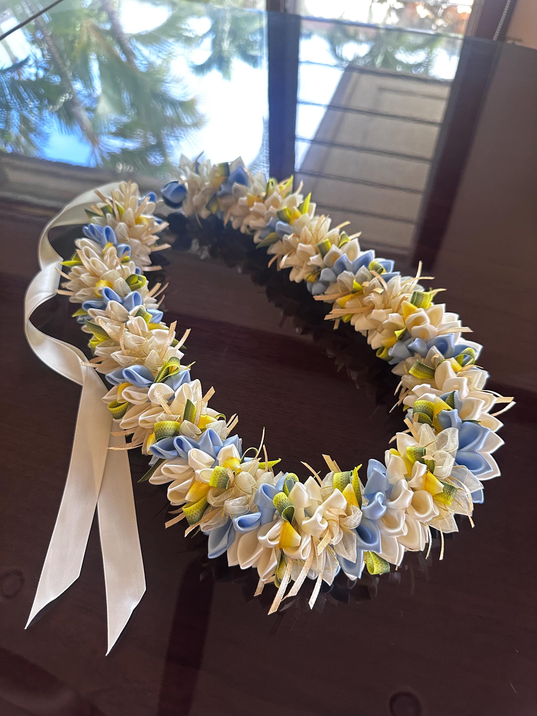 Yellow Ribbon Lei - Etsy