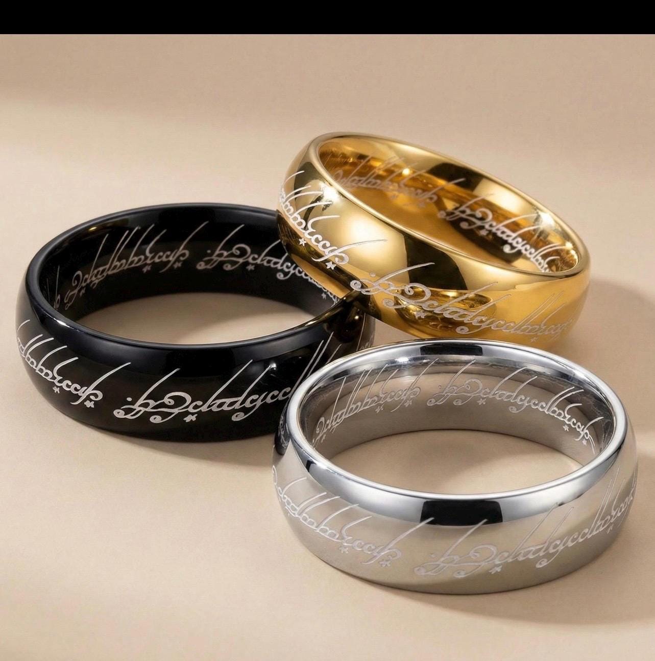 Bague + Collier étoile Du Seigneur Des Anneaux - Set Complet Avec Pochette - Neuf Avec étiquettes