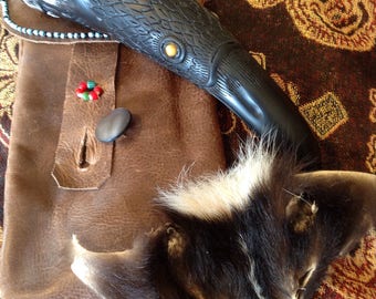 Raven Drinking Horn with Case. Order Yours Today!!