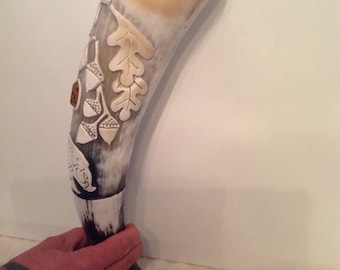 Handmade Viking Drinking Horn Order yours today.