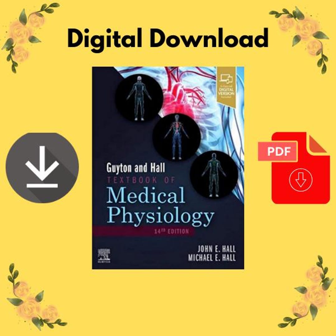 Guyton and Hall Textbook of Medical Physiology PDF BOOK Etsy