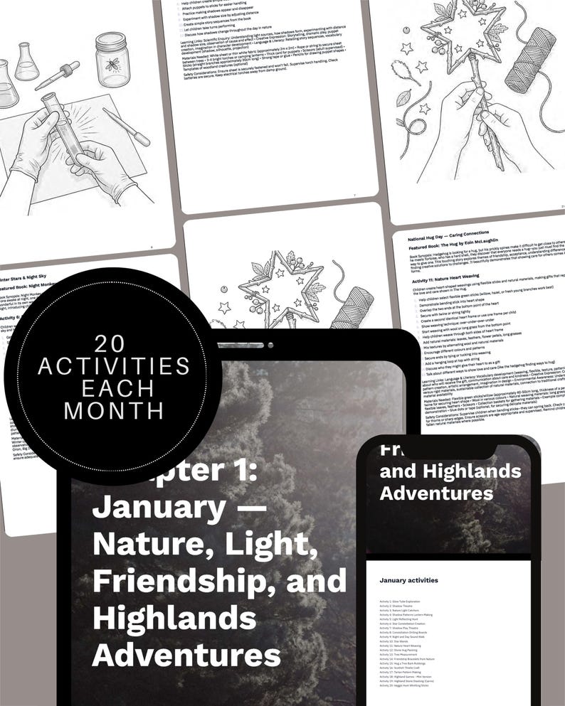 Forest School Guide, 12 Month Outdoor Learning & Activity Curriculum ...