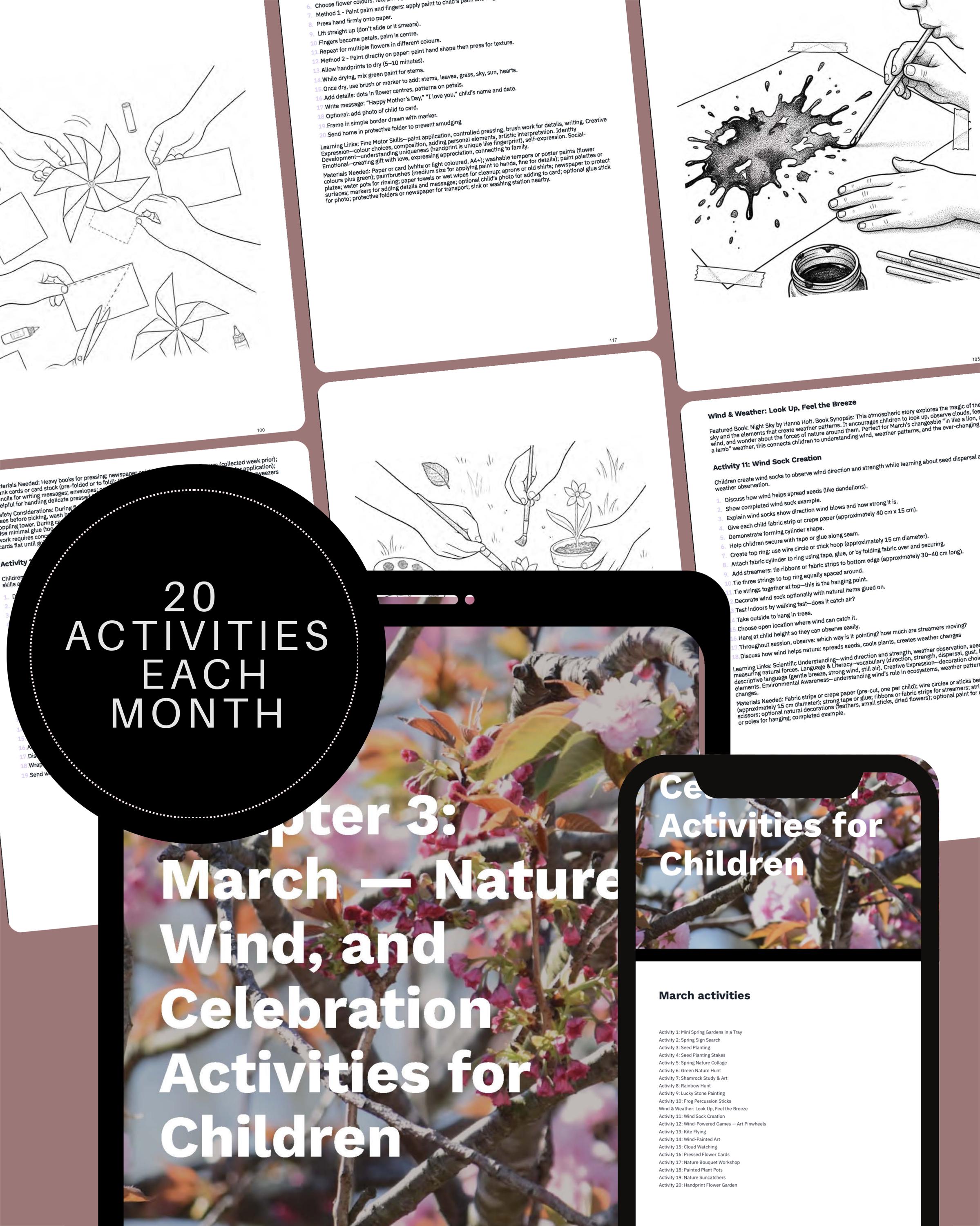 Forest School Guide, 12 Month Outdoor Learning & Activity Curriculum ...