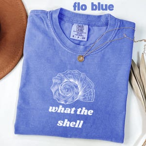 Seashell Fun Shirt, Comfort Colors Sea Shell Meme Tee, Minimal Beach T-shirt, Coastal Summer Aesthetic Gift, Marine Lover Vacation Gift