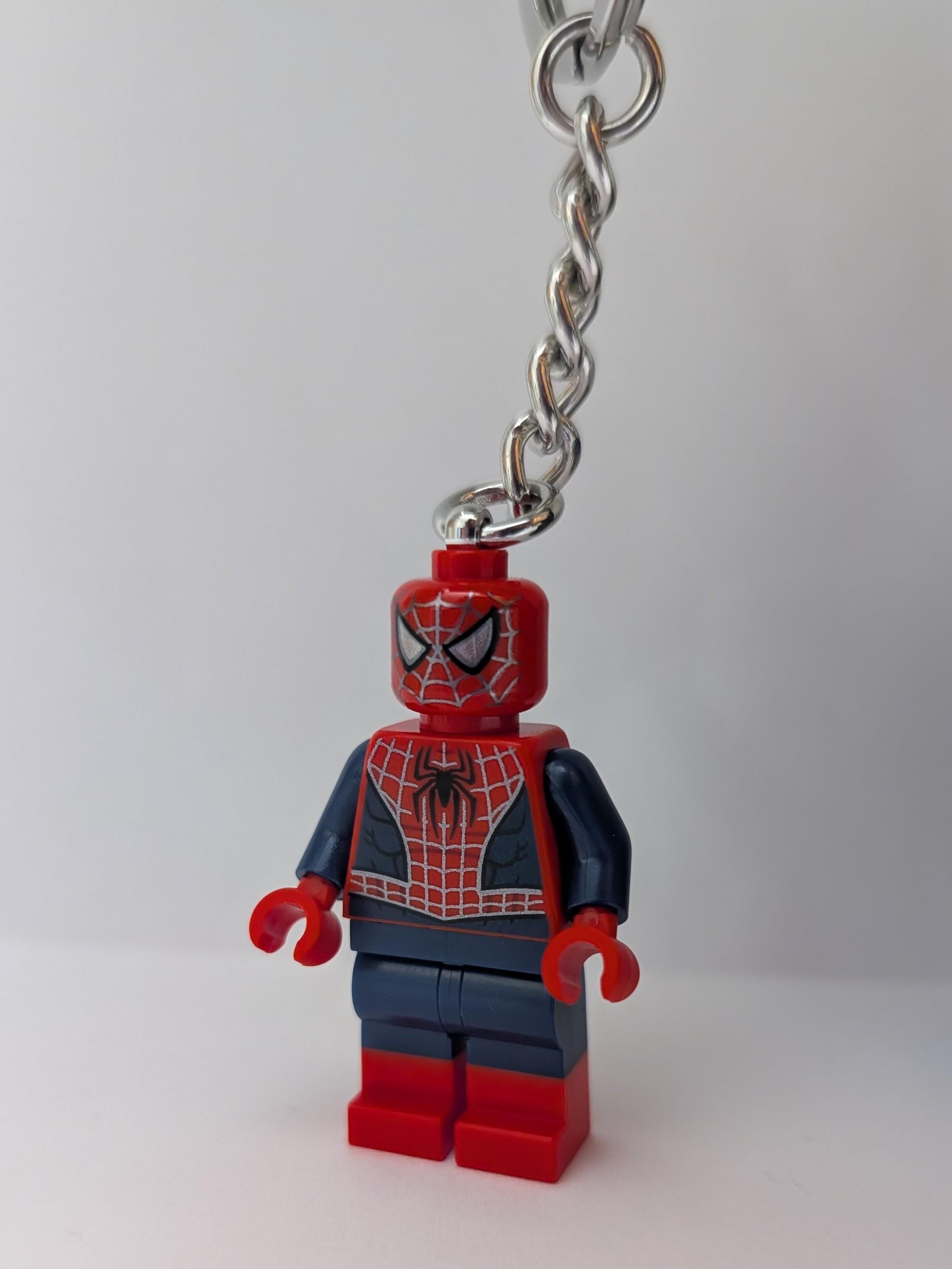 Spiderman legos keychain - Etsy 日本