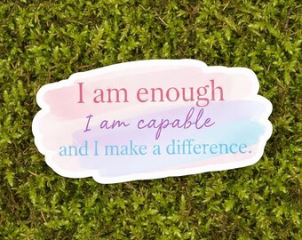 Pegatina de afirmación de sanador moderno