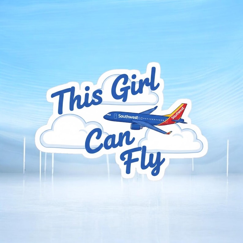 Swothwest Sticker Southwest Flight Attendant Sticker - Etsy