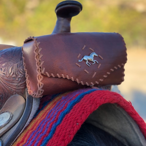 Leather Saddle Bag Etsy