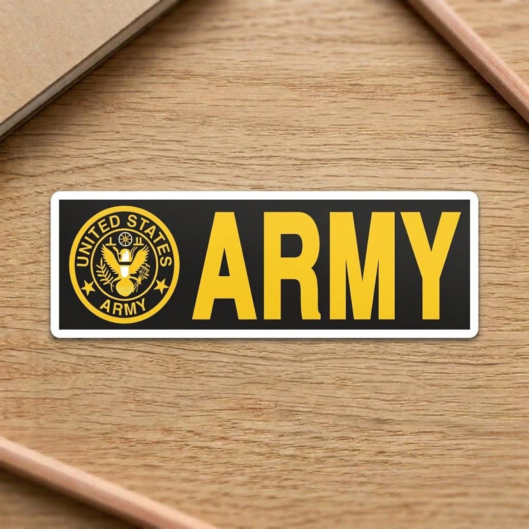 Fly Army Bumer Sticker United States Army Bumper Sticker Patriotic Military Vinyl Decal Car ...