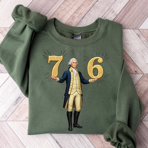 シックスセブン スウェットシャツ、6-7 7-6 ジョージ・ワシントン シャツ、トレンディ 67 Tシャツ、トーマス・ジェファーソン ユーモア セーター、おもしろ歴史ミーム シャツ、ミーム アウトフィット