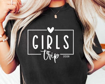 Camiseta de viaje de chicas, camisetas de vacaciones para chicas, sudadera de viaje de chicas 2026, camiseta de viaje de chicas, regalos de viaje de chicas, camiseta de recuerdos geniales, viaje por carretera