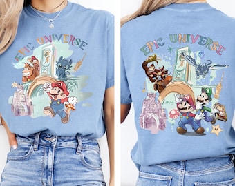 Camiseta Epic Universe, camiseta para viajes familiares a parques Universe 2026, camiseta Epic Universe de Orlando Park, atuendo para vacaciones familiares en WDW, ropa para viajes a Disney