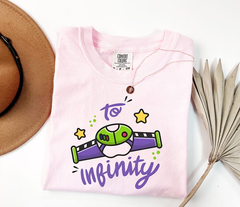 Comfort Colors To Infinity And Beyond Couple Shirt, Toy Story Buzz And Woody Tee, Disney Couple Tshirt, Toy Story Outfit, Cozy Apparel image 4