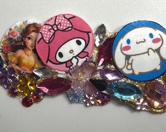 Pintura facial personalizable con gemas brillantes y reutilizables