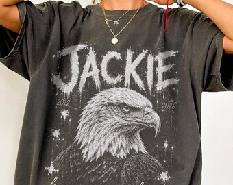 Jackie and Shadow Shirt, Jackie Eagle Memorial Shirt, Bald Eagle Wildlife Shirt, Fly High Jackie Tribute Tee, Eagle Lover Gift