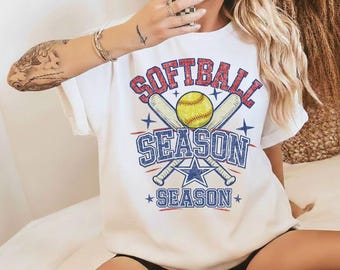 Softball Season Shirt, Retro Softball Tee, Vintage Softball Shirt, Softball Mom Shirt, Game Day Softball T Shirt, Unisex Graphic Tee