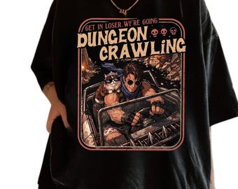 Dungeon Crawling Shirt, Sci-Fi Meme Tee, Carl Princess Donut Graphic Shirt, Gift for Fantasy Fans
