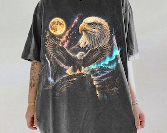 Jackie and Shadow Shirt, Jackie the Eagle Tribute T-Shirt, Big Bear Bald Eagle Couple Tee, Eagle Lover California Wildlife T-Shirt