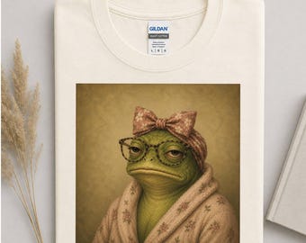Overstimulated Tired Mama Frog Shirt, Funny Vintage Mom Tee, Tired Mama Frog Shirt, Cute Vintage Frog Graphic