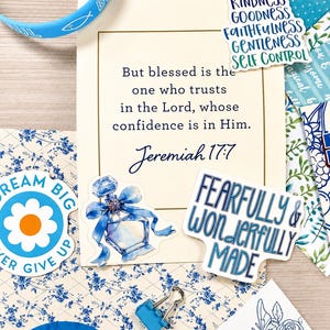 Christian Snail Mail Club Subscription for Teens, Monthly Surprises Scriptures, Stickers, Stationery