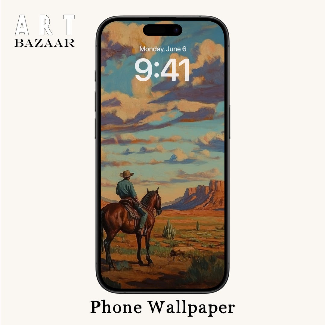 Cowboy Phone Wallpaper, iPhone Wallpaper, Samsung Galaxy Phone ...