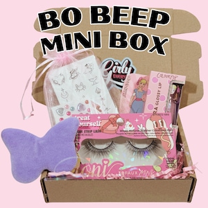 Bo Peep Mini Box | Ioni Lashes + ColourPop Lip Gloss |  Beauty Gift Set for Her
