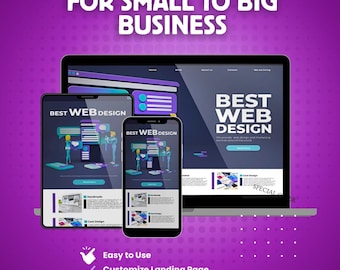 Custom Landing Page Design | Conversion-Focused, Modern UI/UX