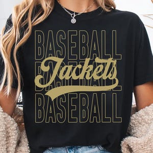 野球ジャケットPNG、スクリプトジャケット野球チームマスコットシャツデザインPNG、ゲームデー野球昇華PNG