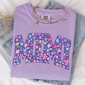 Floral Mimi PNG, Spring Mimi Sublimation Design, Mimi Shirt PNG, Mother’s Day Digital Download